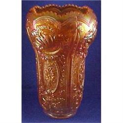 Huge Tall Carnival Glass Vase #957280