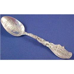 New Orleans Skyline Alligator sterling Spoon #957285