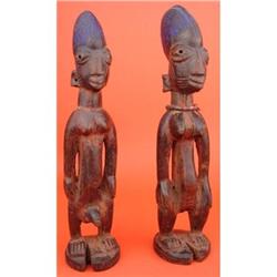 African Antique Sculpture, Ibeji Pair #957406