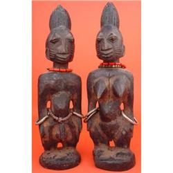 African Antique Sculpture, Ibeji Pair #957407