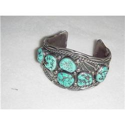 Turquoise and Silver Bracelet  #957479
