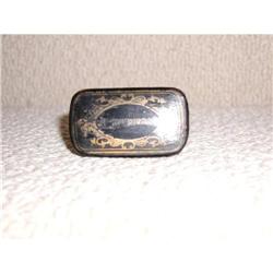 English Paper Mache Snuff Box #957542