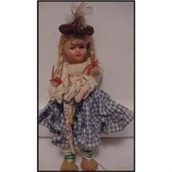 Doll Austria Girl 7" All original #957568
