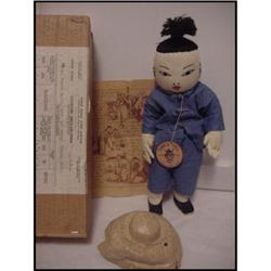Doll Cloth Chinese Boy Made in Hong Kong  in #957575