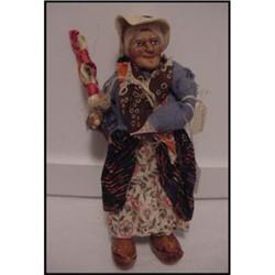 Doll  Cloth Ravca 10" Woman   Made in France #957582