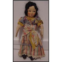 Doll Brazil Cloth Doll Tagged 8"  #957591