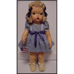 Doll Terri Lee Painted Plastic Blonde Loopy Tag #957607
