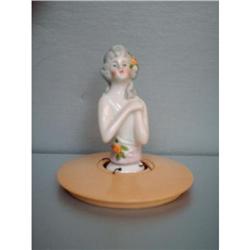 China Half-Doll 4"BAKELITE base German #957869