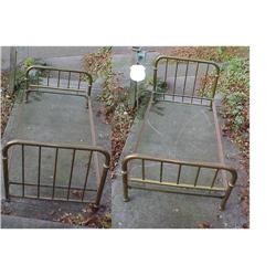 Old Brass Bed Twin size  #957915