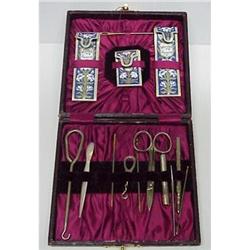 SEWING   BOX  with SEWING TOOLS #974899