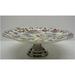 1930's Pedestal Cake Stand CHINTZ #974909