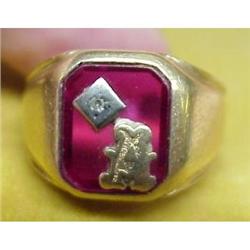 GENTS Signet Ring Monogram A #974921