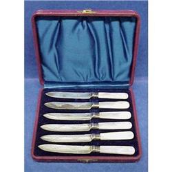 Early 1900's PEARL HANDLE FRUIT KNIVES #974923