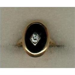 1940?s Onyx and Diamond Ring #974936
