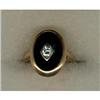 Image 1 : 1940?s Onyx and Diamond Ring #974936