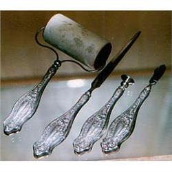 Sterling silver desk set (4 pieces) complete #975003