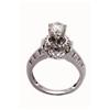Image 1 : Diamond Round & Baguette 1.67ctw Engagement #975214