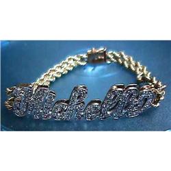 14kt Gold Diamond MICHELLE Bracelet 14k  #975594