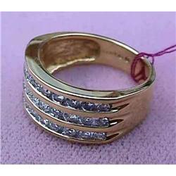 NICE 14kt Gold 1ct Channel Set Diamond Ring 14k #975613