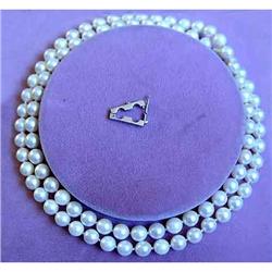 Antique Pearl SLIDER NECKLACE 14kt gold 14k #975620