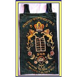 JUDAICA PRE 1940 TORAH MANTLE RICH EMBROIDERED #975726
