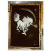 Image 1 : Unicorn Oil Painting on Black Velvet #988698