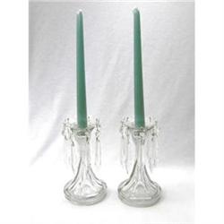 Candlesticks with 8 Crystal Prisms Pair #988712