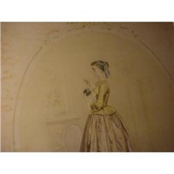 Print, framed Victorian lady  #2 of 2 #988727