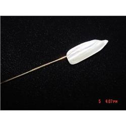 14kt Mother of Pearl Stickpin Victorian Edwardi #988798