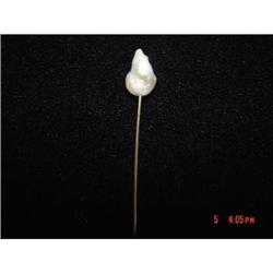 14kt Victorian Seafoam   Pearl Stickpin #988802