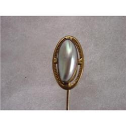 Victorian  Nouveau  Baroque Pearl Stickpin #988804