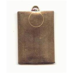 Victorian  Art Deco  Large Locket Signed  B.MFG #988825