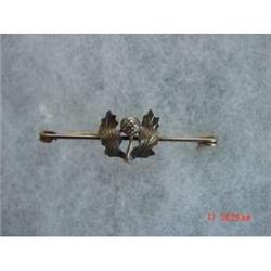 1800s Edwardian 9Kt Gold Brooch SCOTTISH #988831