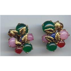 Jade Carnelian Lapis Rose Quartz Earrings Tiger #988932