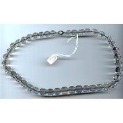 Art Deco  Faceted Crystal Necklace #989045