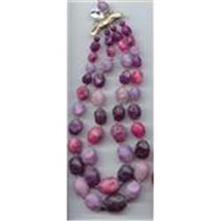 CORO Multicolored Plastic Bead Necklace  2 #989061