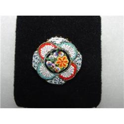 Victorian MOSAIC  Italy brooch or pin #989073
