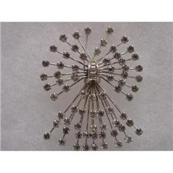 KRAMER  NEW YORK Rhinestone Brooch Unusual #989081
