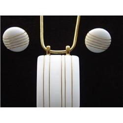 TRIFARI 3 Piece Necklace Earrings SNAKE Chain #989083