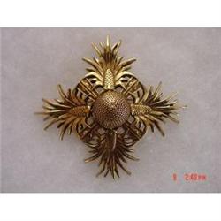 ACCESSOCRAFT NYC Acorn Brooch Pendant #989107