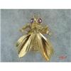 Image 1 : Vintage WEISS Red Rhinestone Fly Bee Brooch #989161