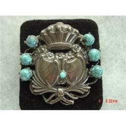 ACCESSOCRAFT NYC Crown Emblem Brooch Pendant #989168