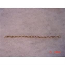 Gold Filled Charm Bracelet 7 1/2 inches  #989179