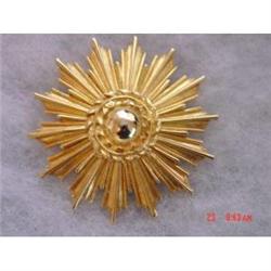 H. Pomerantz & Co Vintage Brooch gold 1880-1930 #989215