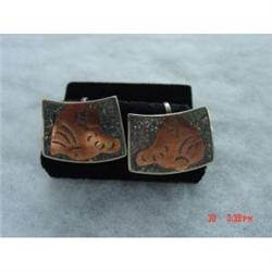 Estate  LOS CASTILLO Sterling  Mexican  Earring #989229