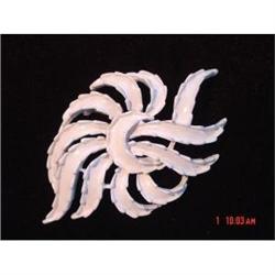 1930-1940 TRIFARI White Enamel Brooch #989246