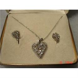 Jewels By Felice Sterling Rhinestone Set in #989255