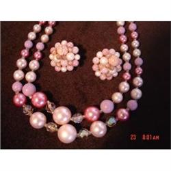 Japan 3 Piece Aurora Borealis glass Crystal Set #989264