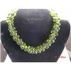 Image 1 : Art Deco  Emerald Green Glass Necklace #989277
