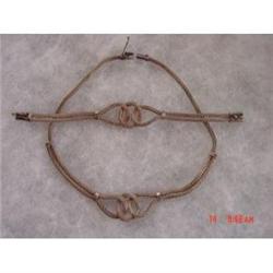 PERU STERLING Braided Necklace Bracelet Set #989285